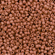 Seed beads 11/0 (2mm) Fired brick brown